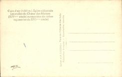 VINTAGE POSTCARD the Chair God Abbey church stalls