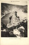CPA Les Hautes Vosges Lac blanc et chateau de Hans