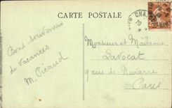 VINTAGE POSTCARD Chalonnes On the Loire Street Felix Faure and panorama