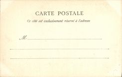 VINTAGE POSTCARD Tours Place of the New Castle