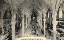 CPA Angers Musee St Jean Grande Salle A Trois Nefs 