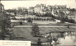 CPA Angers Le Jardin Des Plantes Vue Prise De La Montagne