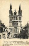 CPA Angers La Cathedrale Et Montee Saint Maurice