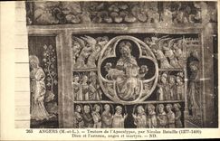 CPA Angers Tenture de I Apocalypse par Nicolas Bataille Dieu et l anneau anges et martyrs