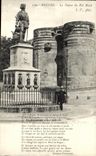 CPA Angers La Statue du Roi Rene