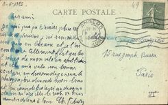 CPA Angers Jardin du Mail Vue generale a vol d oiseau