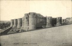 CPA Angers Le Chateau vue d ensemble