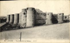 CPA Angers Vue d ensemble du Chateau