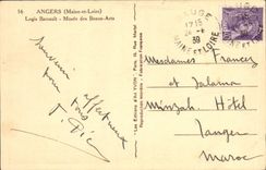 CPA Angers Logis Barrault Musee des Beaux Arts