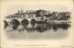 CPA Angers Le Pont de la Basse Chaine et le Chateau