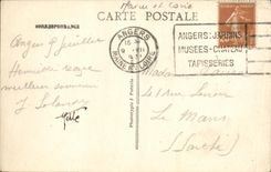 CPA Angers Le Kiosque du Mail et l Hotel de Ville