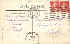 CPA Angers Ruine de l Abraye de Toussaints