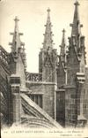 CPA Le Mont Saint Michel La Basilique Les Pinacles et Contreforts
