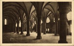 CPA Mont Saint Michel Abbaye Salle des Chevaliers 