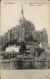 CPA Mont Saint Michel L Abbaye Le Musee