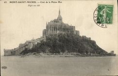 CPA Mont Saint Michel Cote de la Pleine Mer 