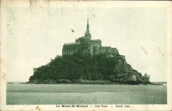 CPA Le Mont St Michel Cote Nord 