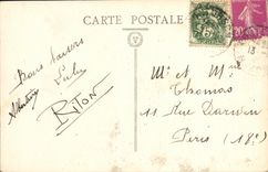 CPA Le Mont St Michel Cote Nord 