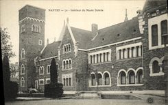 VINTAGE POSTCARD Interior Nantes of the Dobree Museum