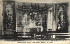 VINTAGE POSTCARD Clinical Saint Damien 7 rue Mondesir Nantes La Chapelle
