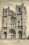 VINTAGE POSTCARD Nantes the Cathedral Church Saint Pierre