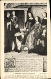 VINTAGE POSTCARD Nantes Museum Dobree Manuscripts lives of the famous women Antoine of the Furnace