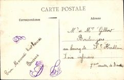 VINTAGE POSTCARD Nantes Church Sainte Anne Chapelle and Furnace bridge of Sainte Anne