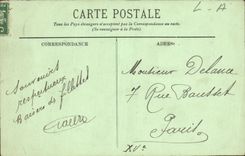 VINTAGE POSTCARD Nantes the Cathedral Reverse of the Gate