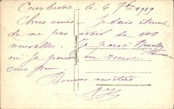 VINTAGE POSTCARD Paris Arc de Triomphe Ravelled July 14th  1919 of the Victoire Militaria Sir Douglais Haig