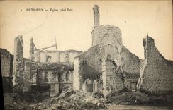 VINTAGE POSTCARD Betheny Church Militaria East coast