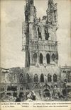 VINTAGE POSTCARD Ypres the belfry after the Militaria bombardment