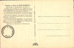 VINTAGE POSTCARD Militaria Ossuary and Phare of Douaumont the Lighthouse