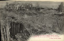 VINTAGE POSTCARD Militaria the War in Lorraine Chazelles put in state from the Germans