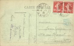 VINTAGE POSTCARD Militaria the Room the Military Cemetery