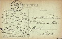 VINTAGE POSTCARD Militaria Church of Beaumont