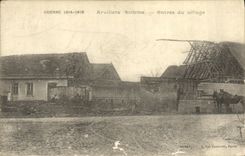 VINTAGE POSTCARD Militaria Guerre Arvillers Summons Entered of the Village