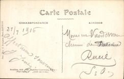 CPA Militaria Senlis Guerre Septembre Faubourg St Martin