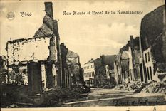 VINTAGE POSTCARD Militaria Aims Street High and Local Renaissance