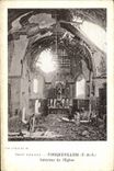 CPA Militaria Foncquevillers Interieur de L Eglise