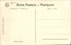 VINTAGE POSTCARD Militaria Ruins D Ypres Houses