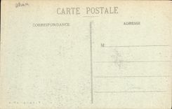 VINTAGE POSTCARD Militaria Old Thann Bombardee Church