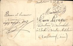 CPA Militaria Enfant Annee 1916