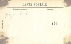 Palacio del arzobispo de los bombardeos de Militaria Reims de la POSTAL de la VENDIMIA