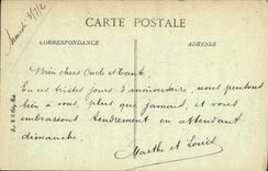 VINTAGE POSTCARD Militaria Maurepas Ruins of L Church