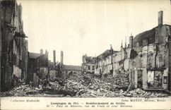 VINTAGE POSTCARD Militaria Campaign Bombardment of Rheims