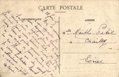 VINTAGE POSTCARD Militaria the War in Lorraine Battles of the collar of Chipote