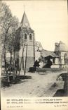 VINTAGE POSTCARD Militaria Arvillers L Church destroyed except the Bell tower