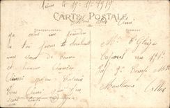 CPA Militaria Bons Souhaits et Heureuse Annee Femme