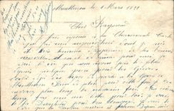 VINTAGE POSTCARD Militaria D Heureux being Leave Me L Hope When Woman