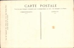 VINTAGE POSTCARD Militaria Sommesous Interior of L Church